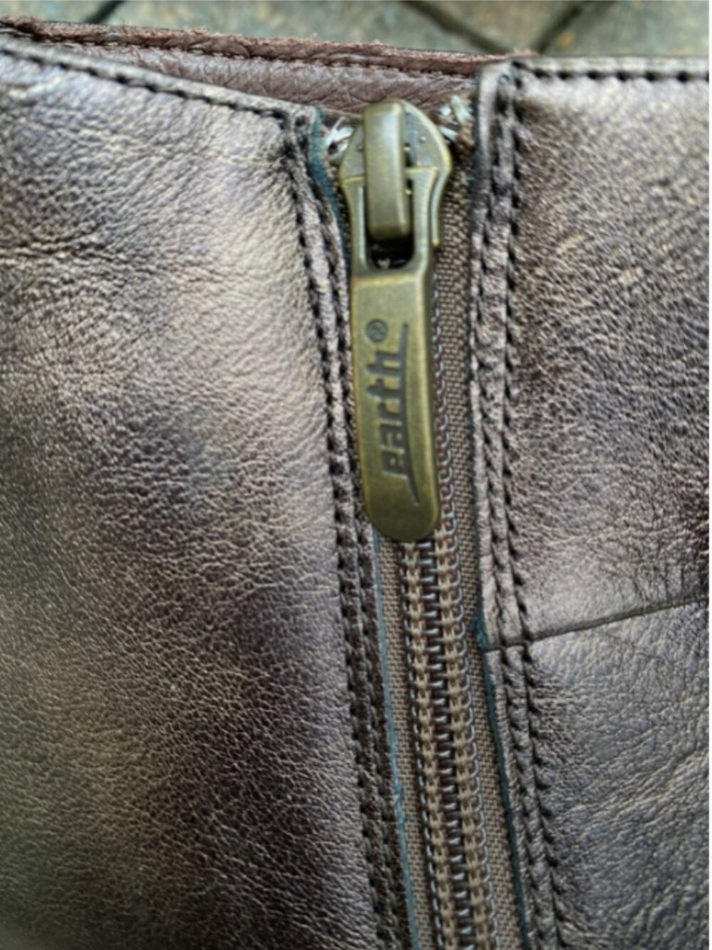 Earth BRONZE Leather Boots, 9B Summer Sale - Picture 4 of 7